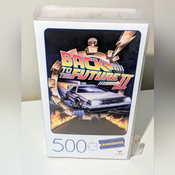 NIB Back To The Future Part II Blockbuster Video Movie 500 Piece Puzzle 18"×24" - Picture 4 of 4